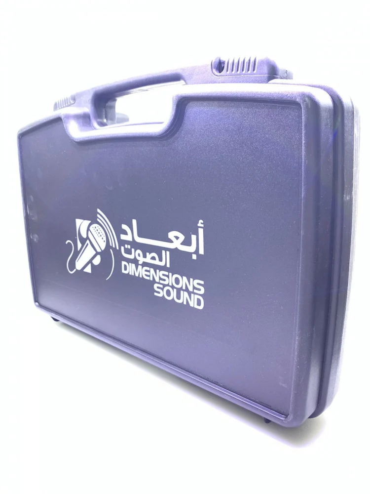 2 ميكرفون لاسلكي يدوي - أبعاد