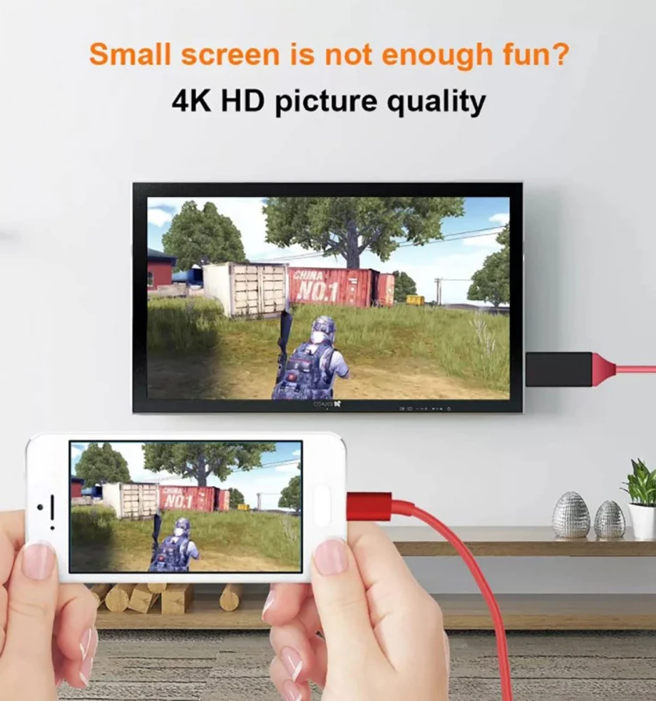 سلك HD للايفون والايباد