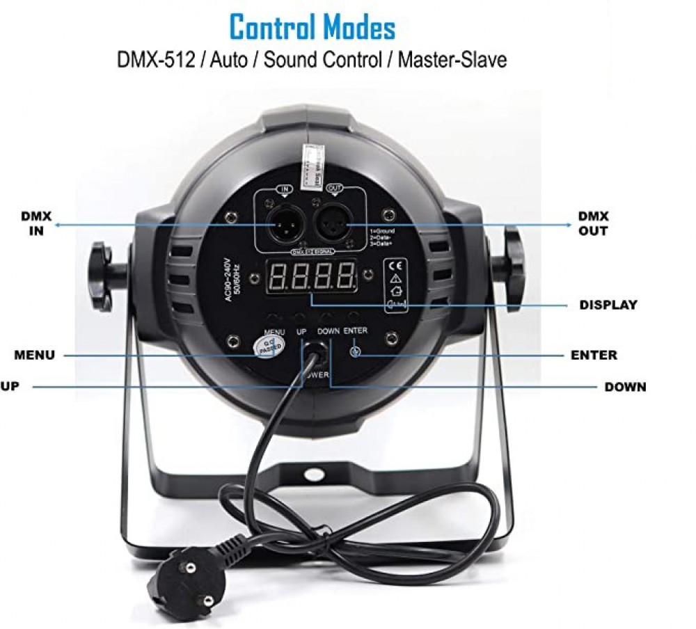 إضاءة ليد قوي 7 ألوان - LED LIGHT