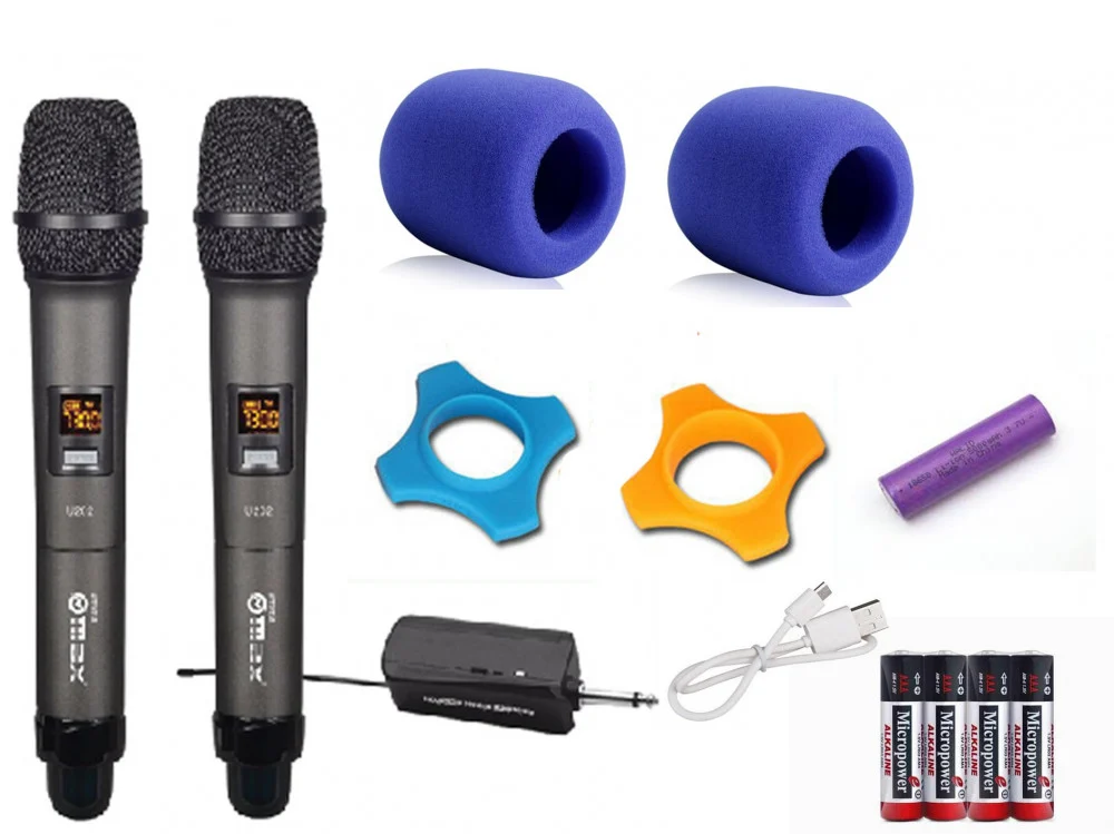 2 ميكروفون ماكس لاسلكي - MAX