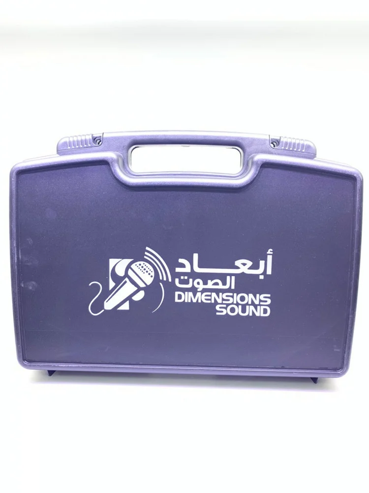 2 ميكرفون لاسلكي يدوي - أبعاد