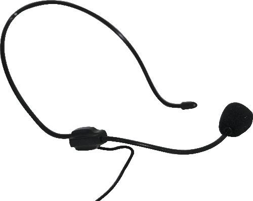 سماعه متنقلة صغيرة مع ميكروفون رأس لاسلكي - BTC