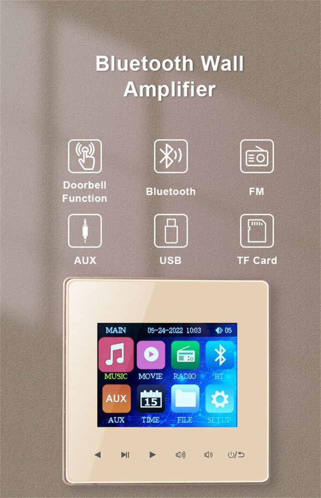 إمبليفاير جداري شاشة وسط 100 واط