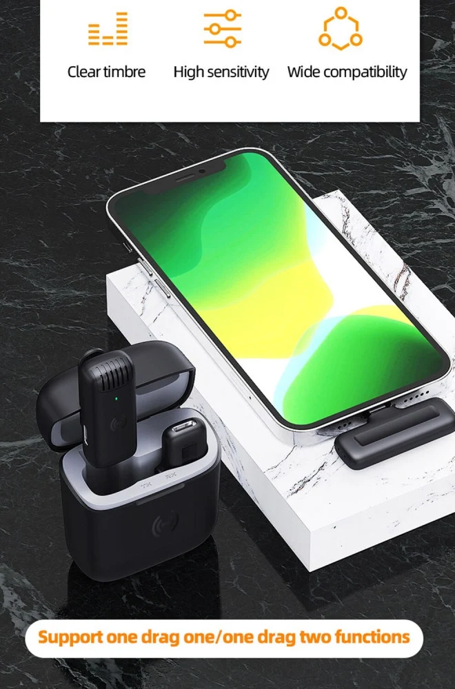 ميكروفون لاسلكي للجوال - تايب سي - ايفون