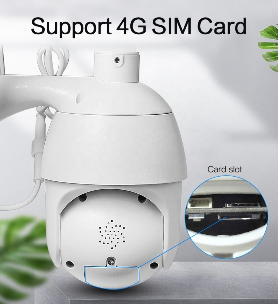 كاميرا مراقبة طاقة شمسية تعمل بشريحة بيانات 4g بدقة 8 ميقا بيكسل