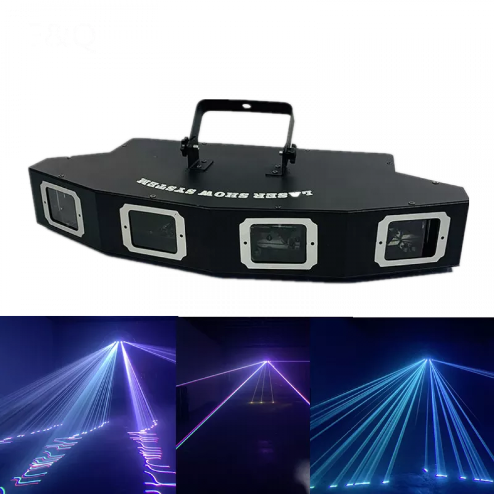 ليزر 4 عدسات 4 ألوان